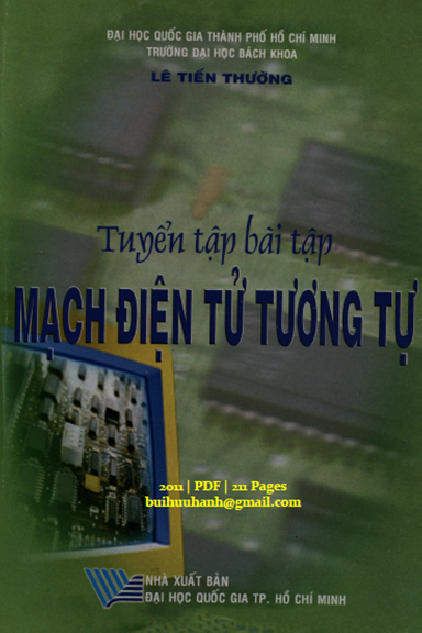 Tuyển tập bài tập Mạch điện tử tương tự