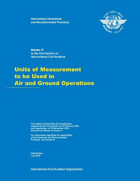 Annex 5 Units of Measurement to be Used in Air and Ground Operations (Fifth Edition)