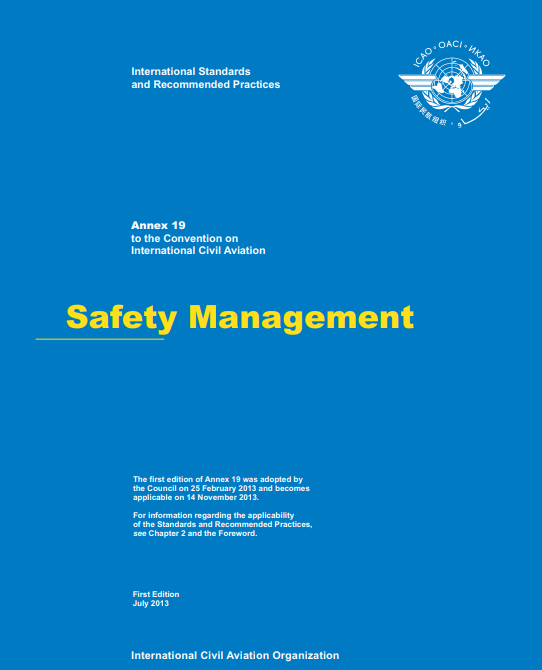 Annex 19 Safety Management (First Edition)
