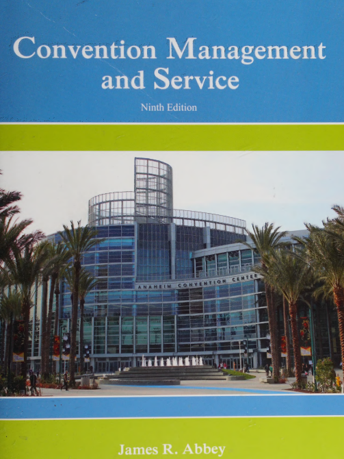 Convention Management and Service (Ninth Edition) - Cover 1